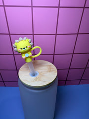 Happy Lion - 3D Straw Topper