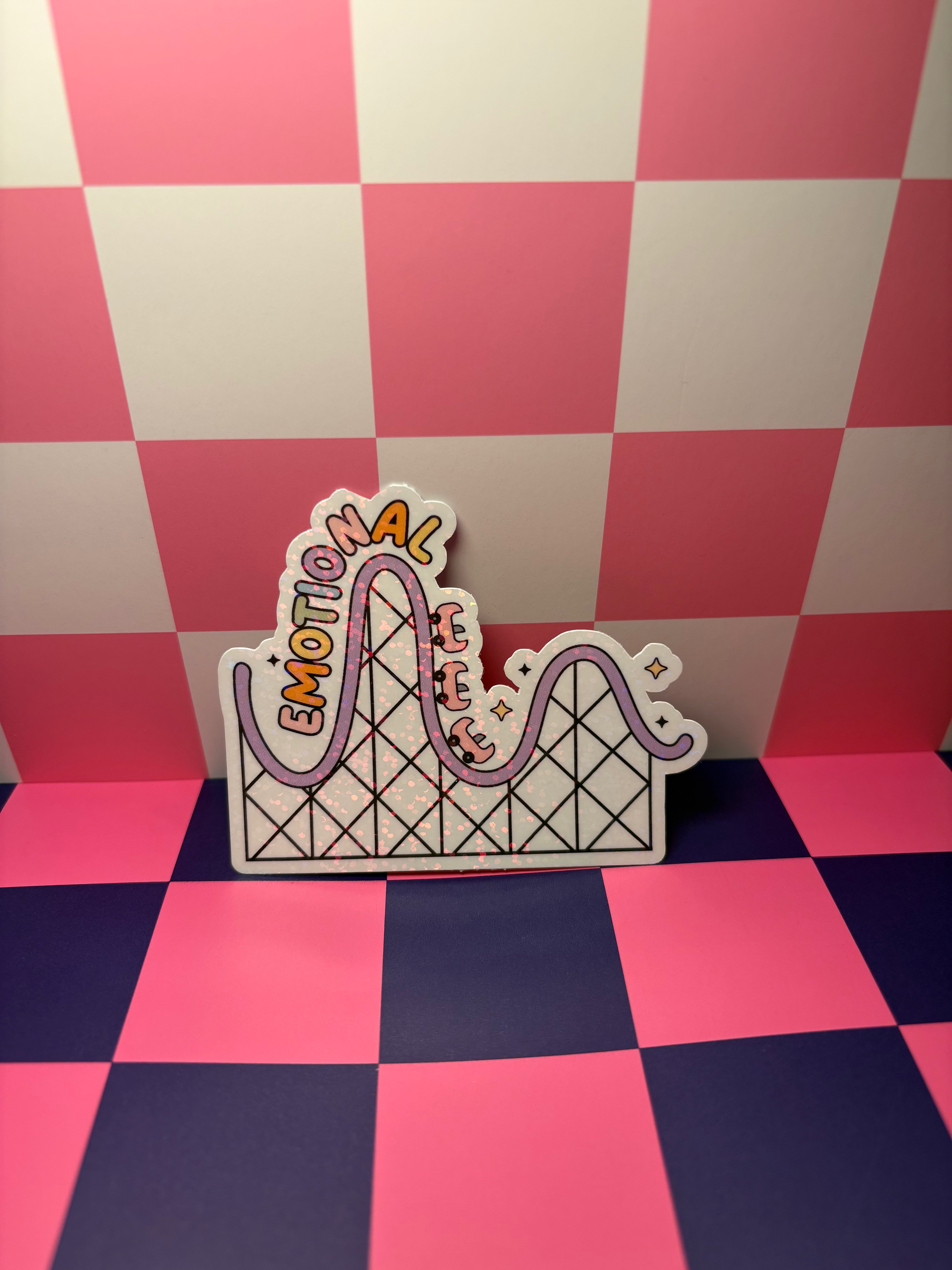 Emotional Rollercoaster Sticker