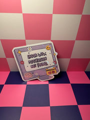 Error 404: Motivation Not Found - Sticker