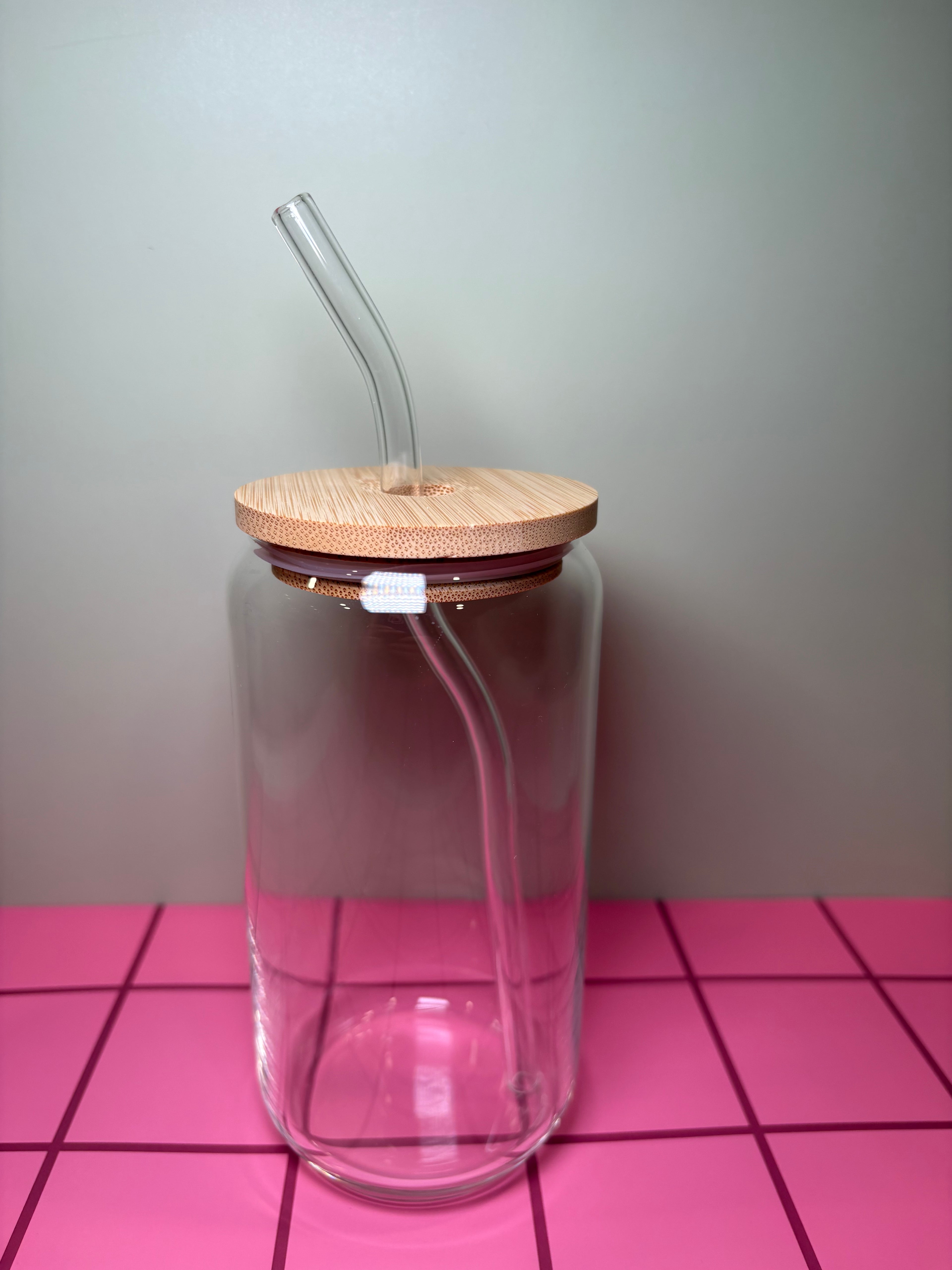 Wavy Glass Straw Glass Straws in yellow