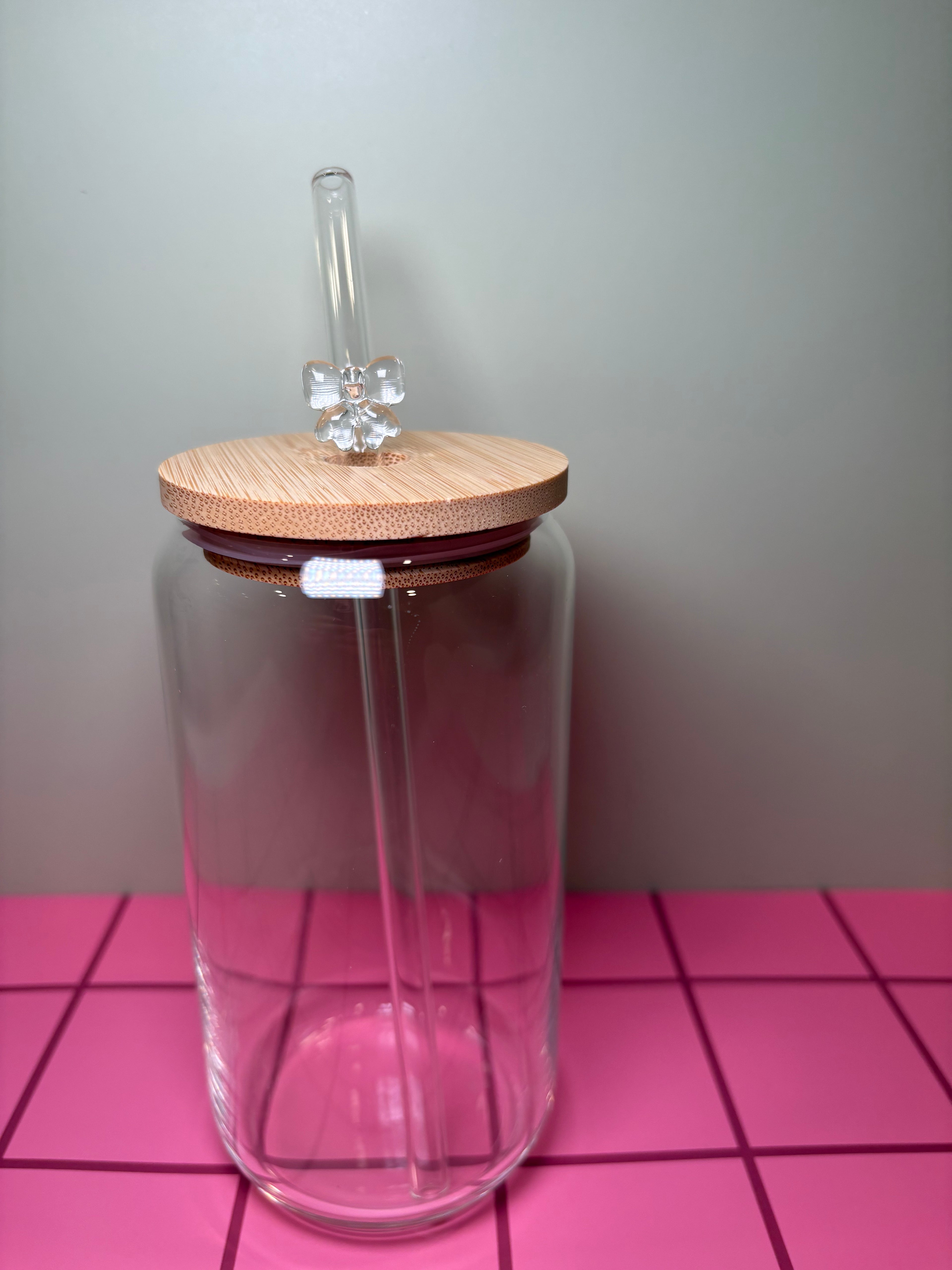 Bow Glass Straw Glass Straws