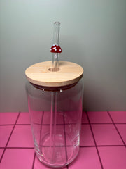 Mushroom - Glass Straw