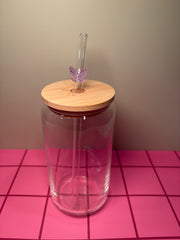 Butterfly- Glass Straw