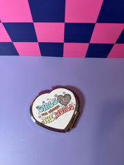 Girls Can Change the World - Compact Mirror