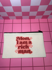 Mom, I Am a Rich Man - Standard Canvas Pouch