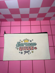 Sarcasm Queen - Standard Canvas Pouch