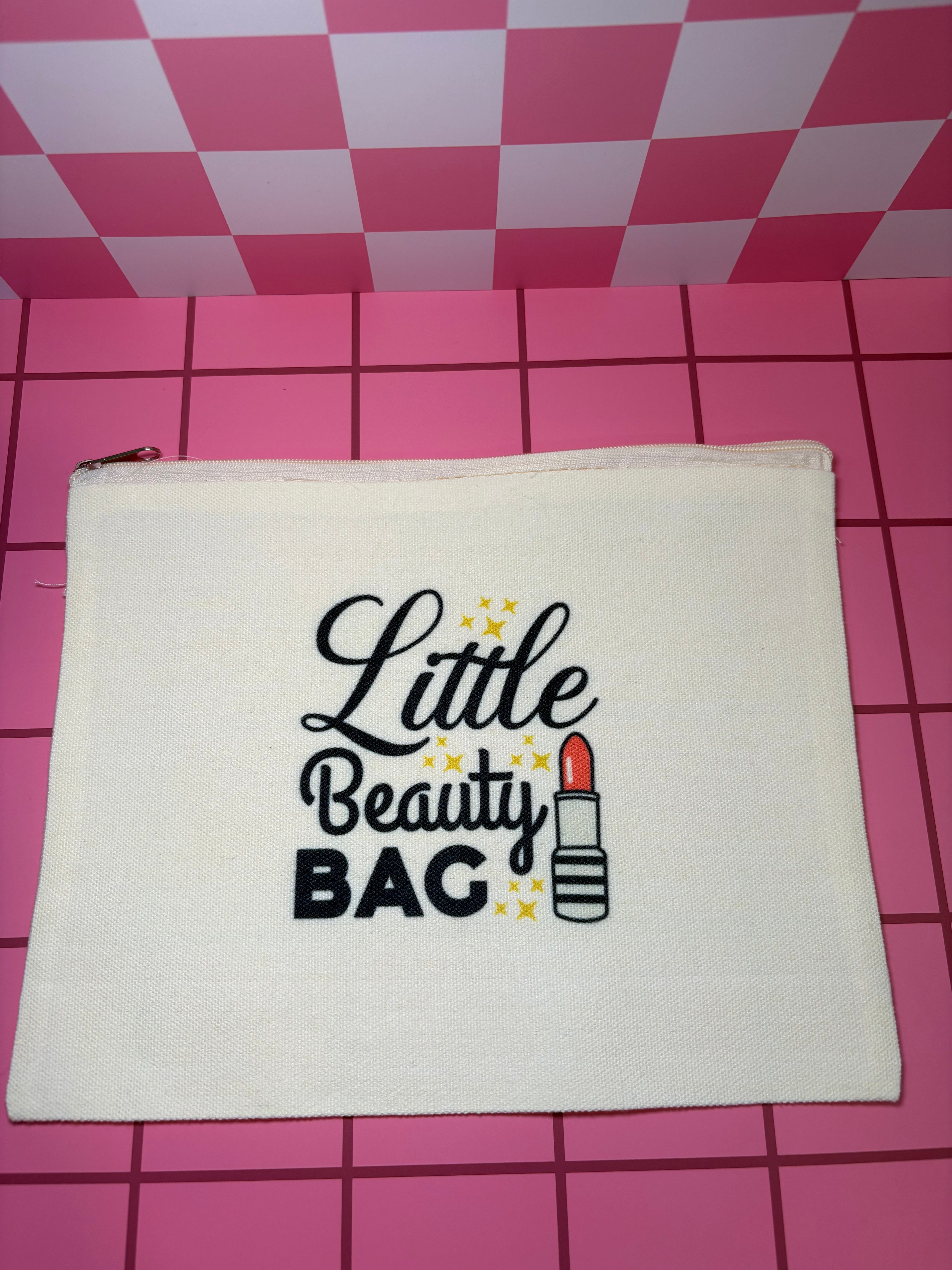 Little Beauty Bag Medium Canvas Pouch