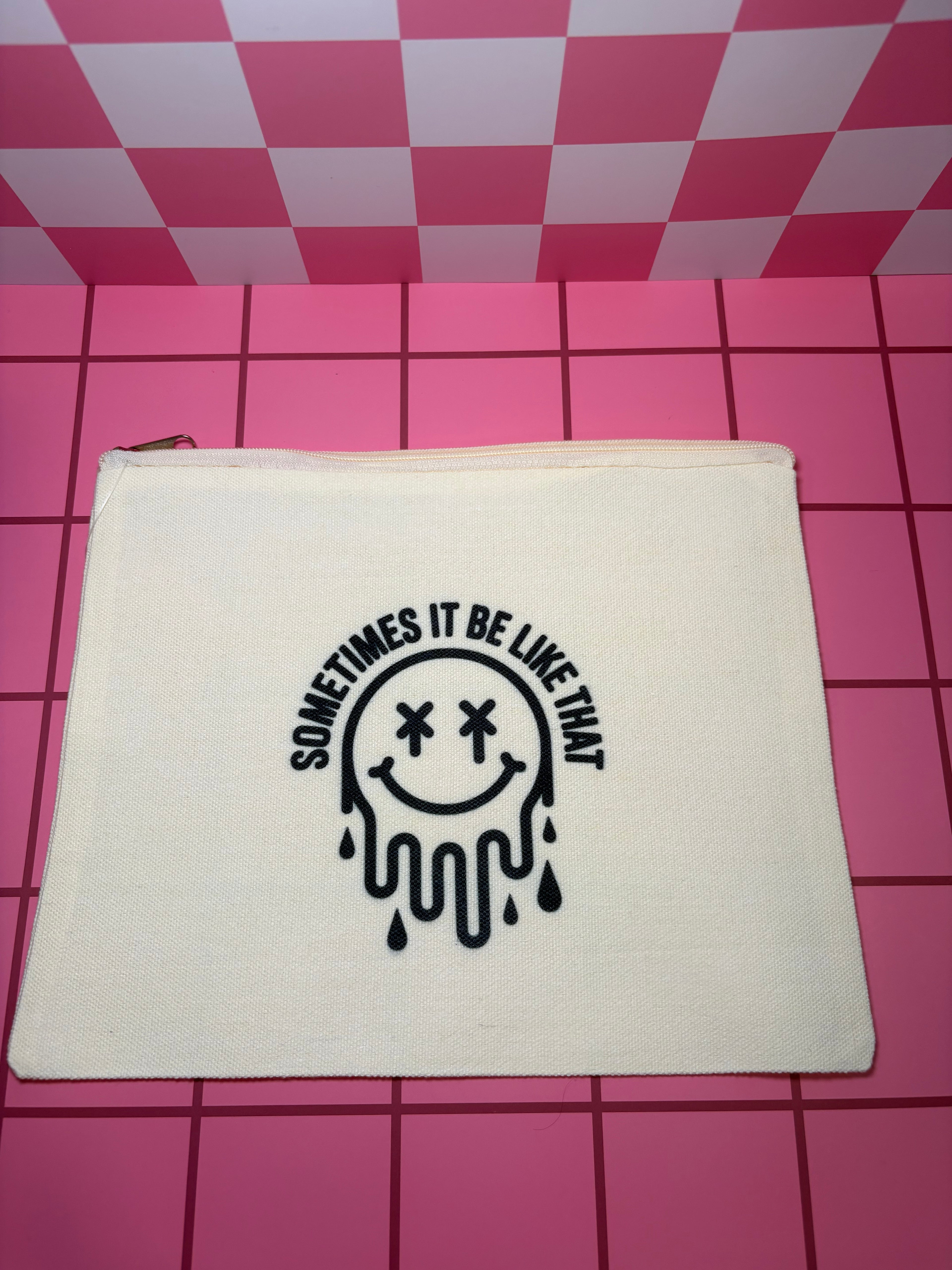Sometimes It Be Like That Medium Canvas Pouch