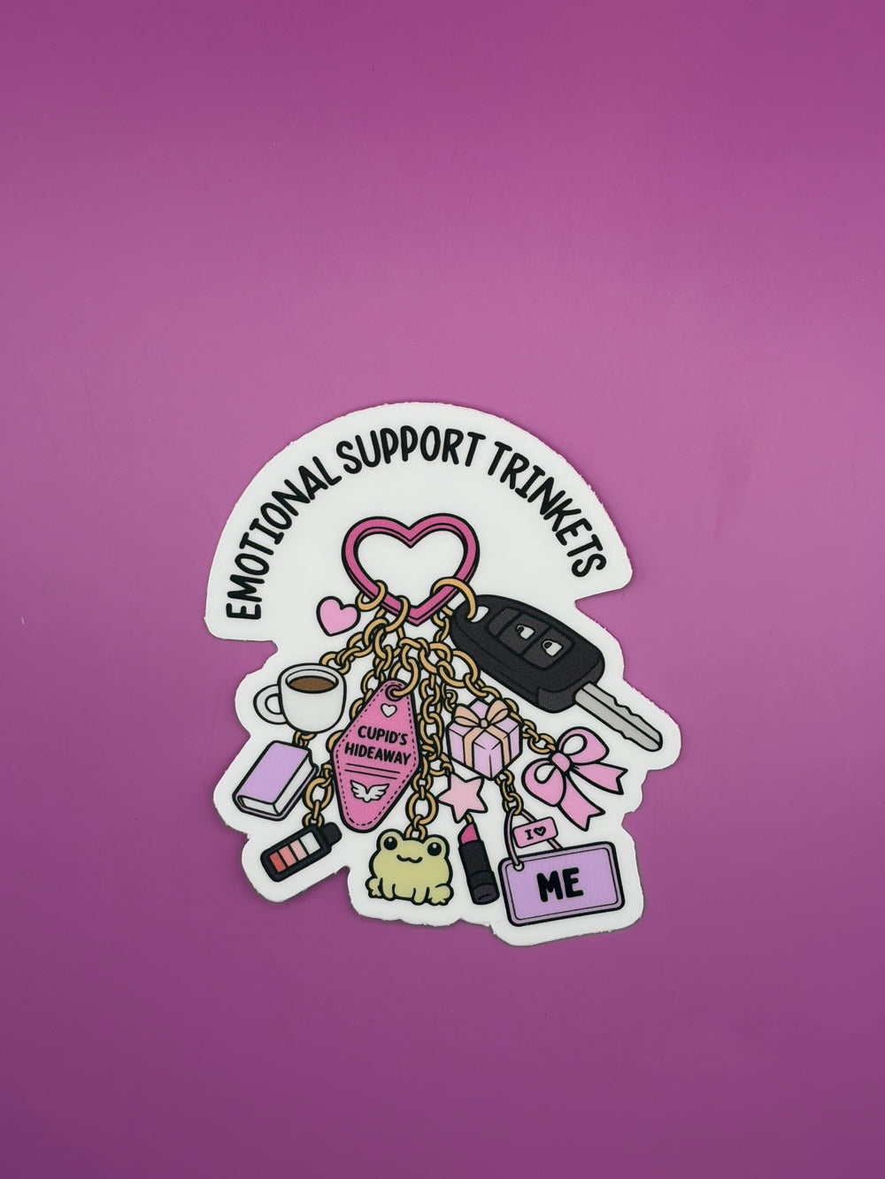 Emotional support trinkets - Sticker