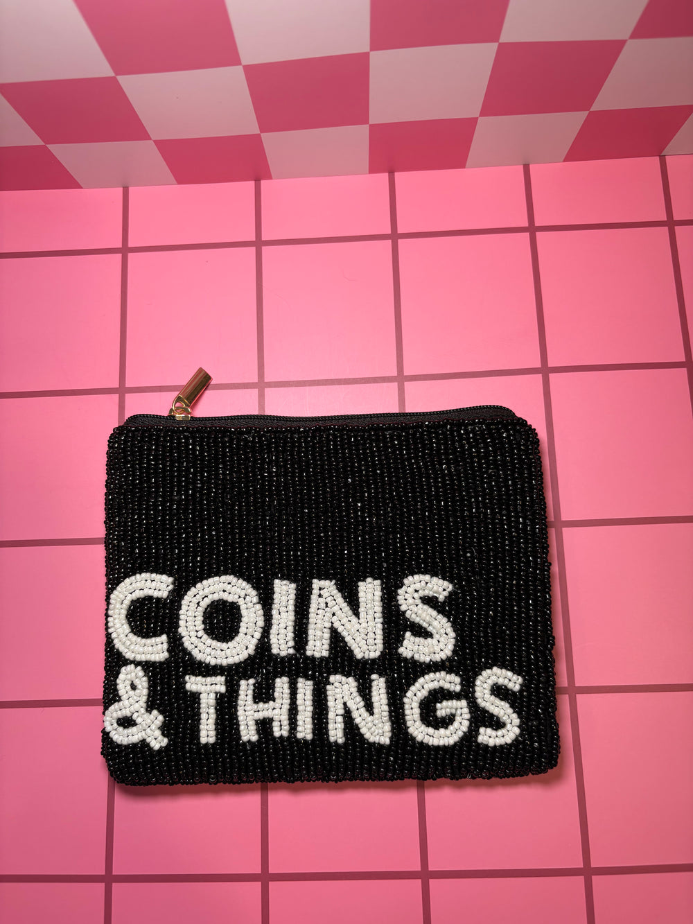 Coins & Things - Medium Beaded Pouch