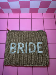 XL Bride- Beaded Pouch