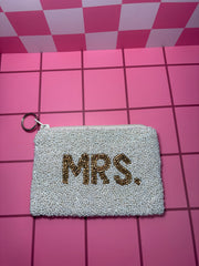 MRS. - Beaded Pouch