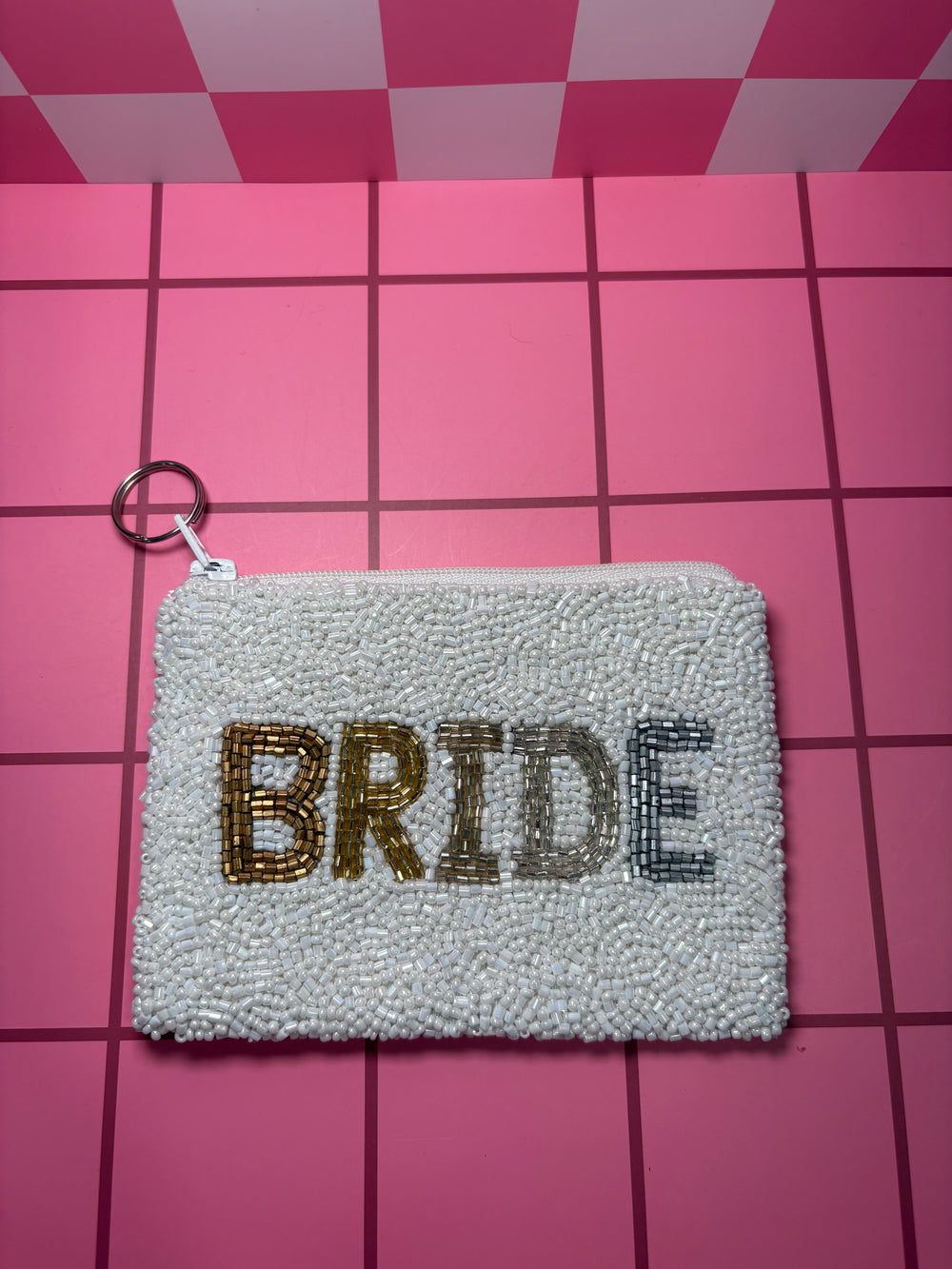 Bride - Small Beaded Pouch