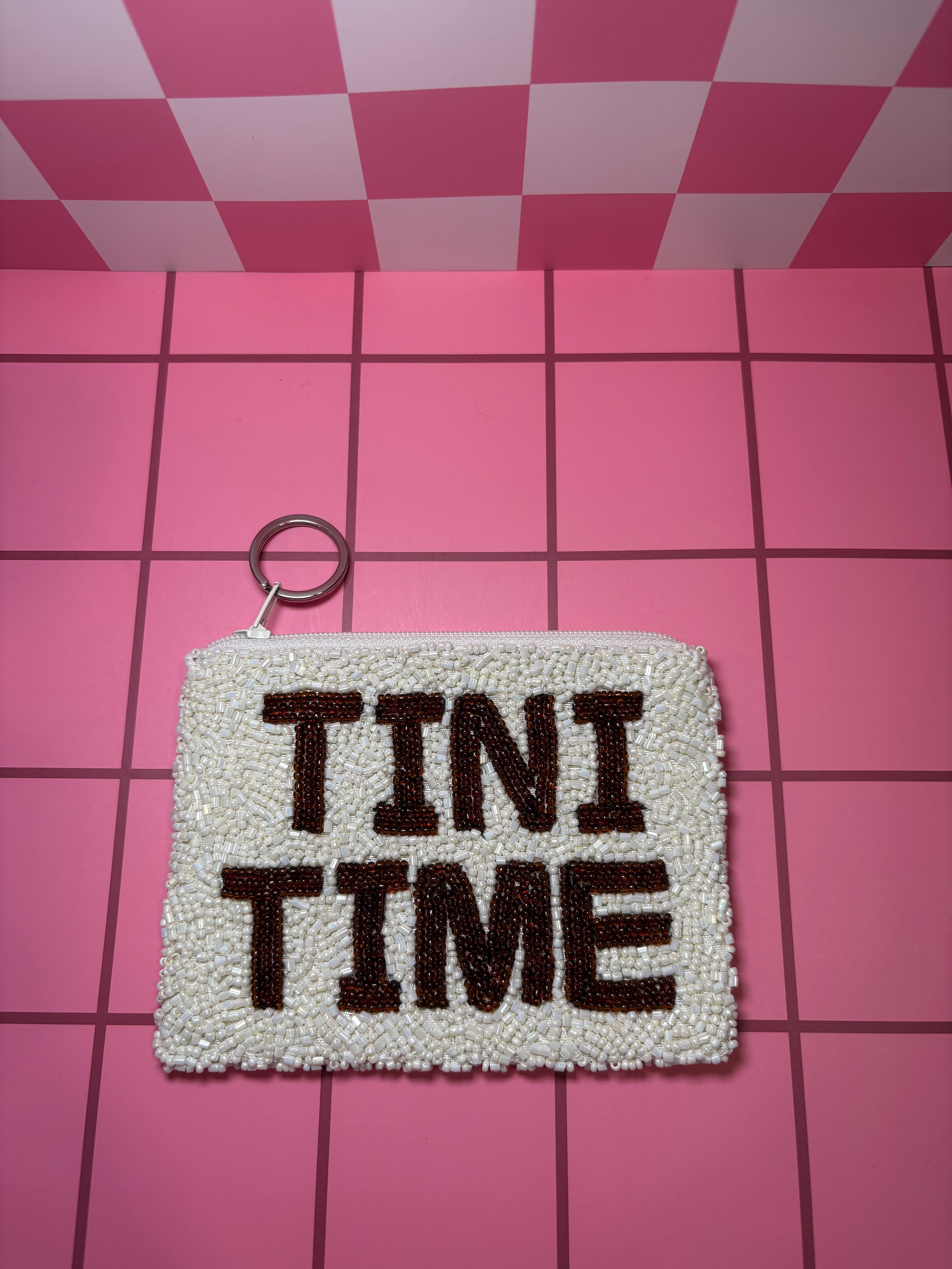 Tini Time - Beaded Pouch