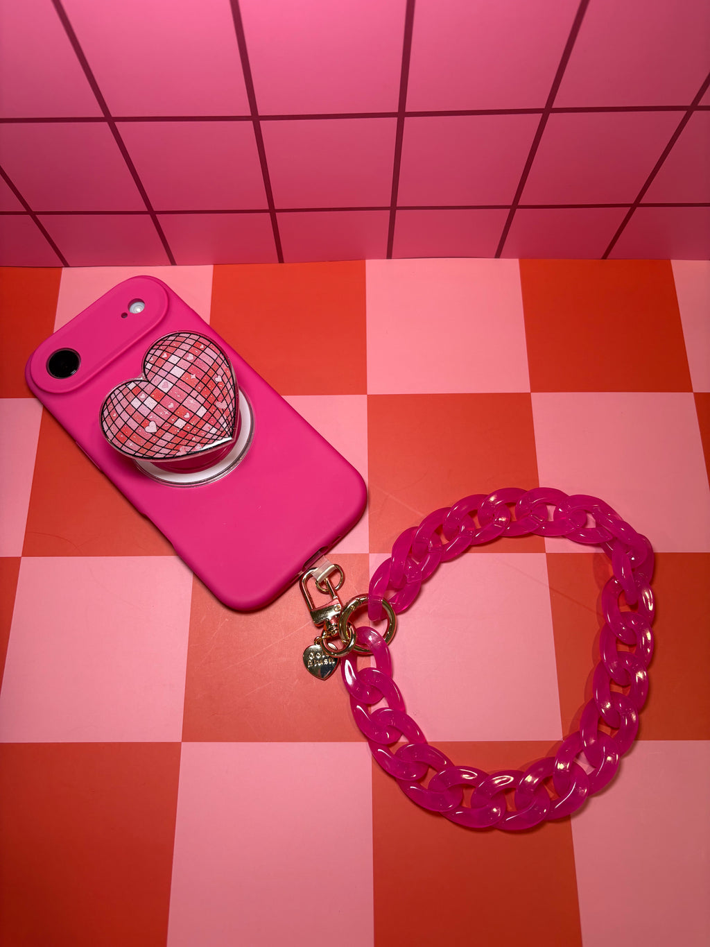 Tortoise Shell - Phone Wristlet