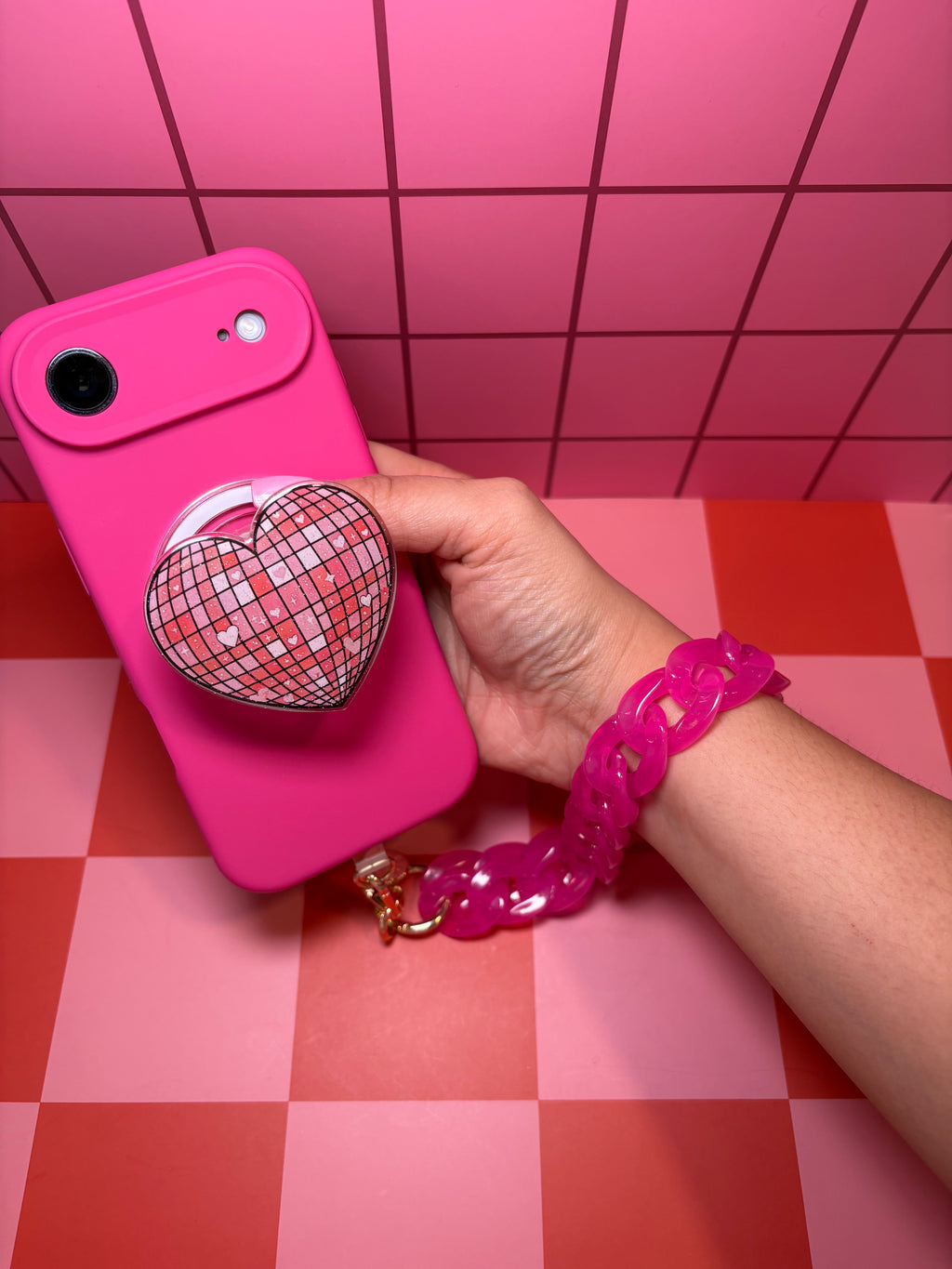 Tortoise Shell - Phone Wristlet