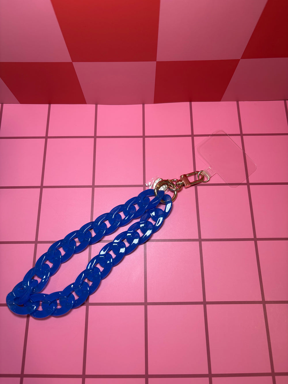 Blue - Phone Wristlet