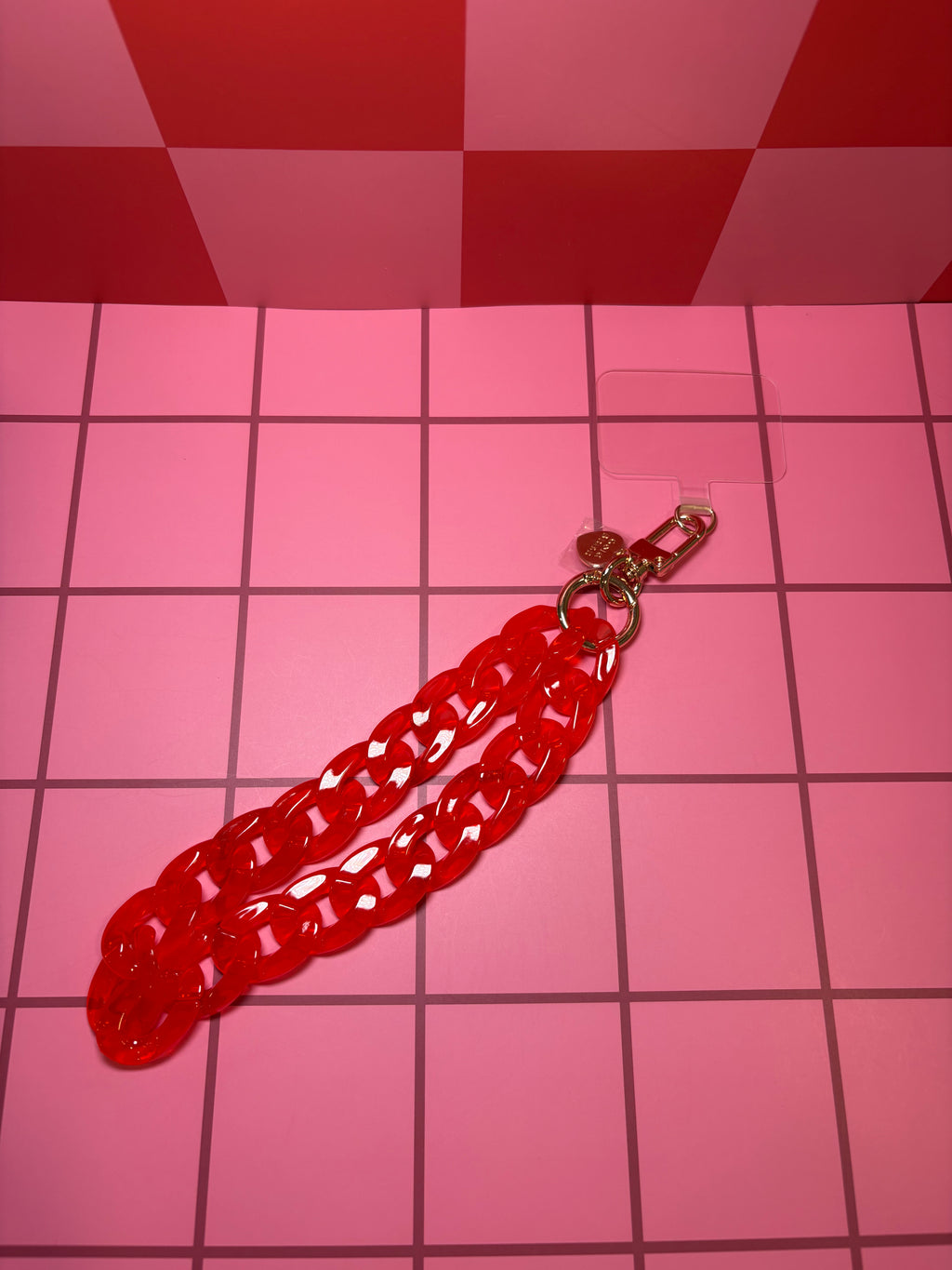 Red - Phone Wristlet