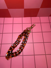 Tortoise Shell - Phone Wristlet