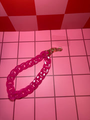 Hot Pink - Phone Wristlet