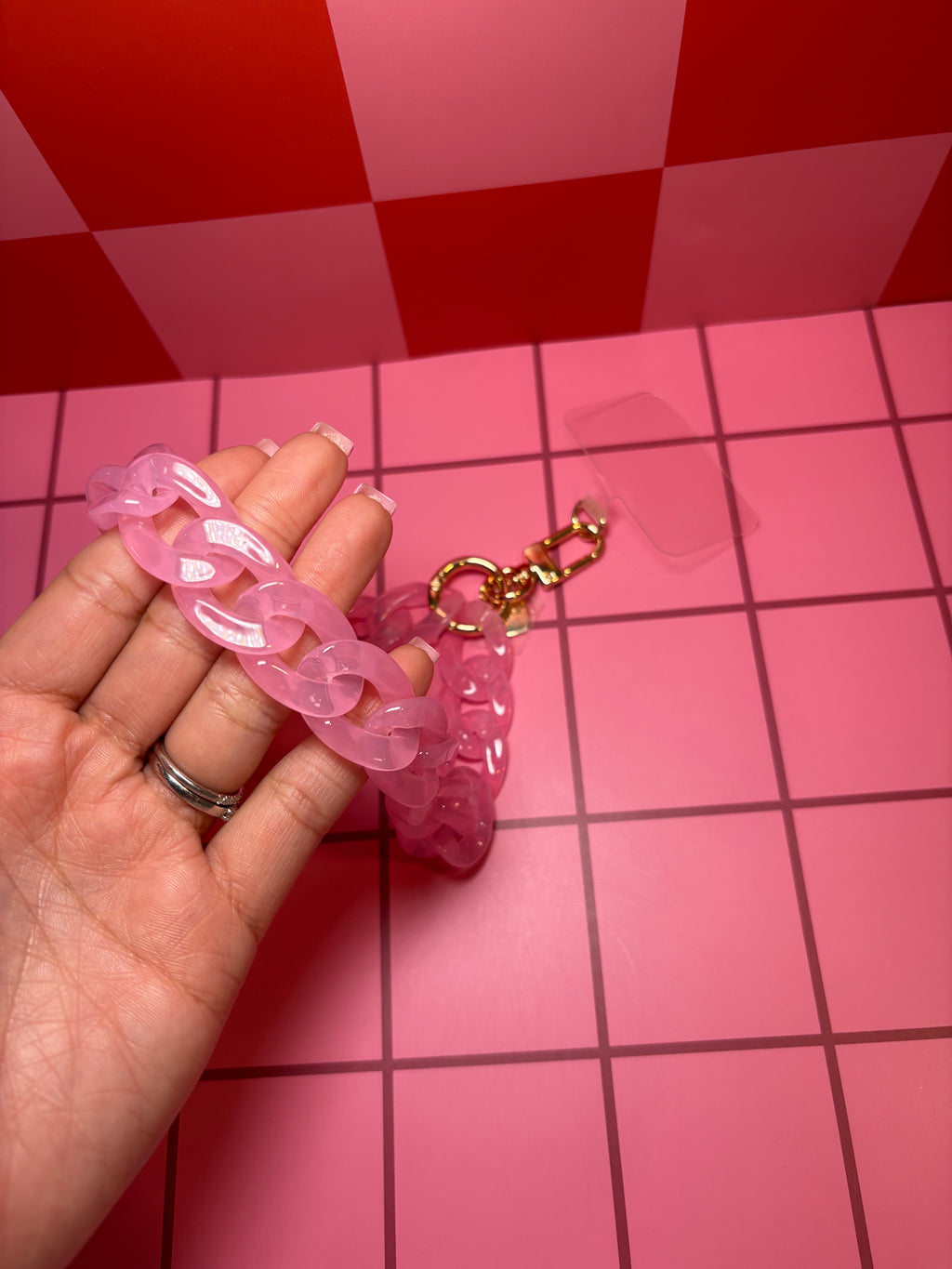 Light Pink - Phone Wristlet