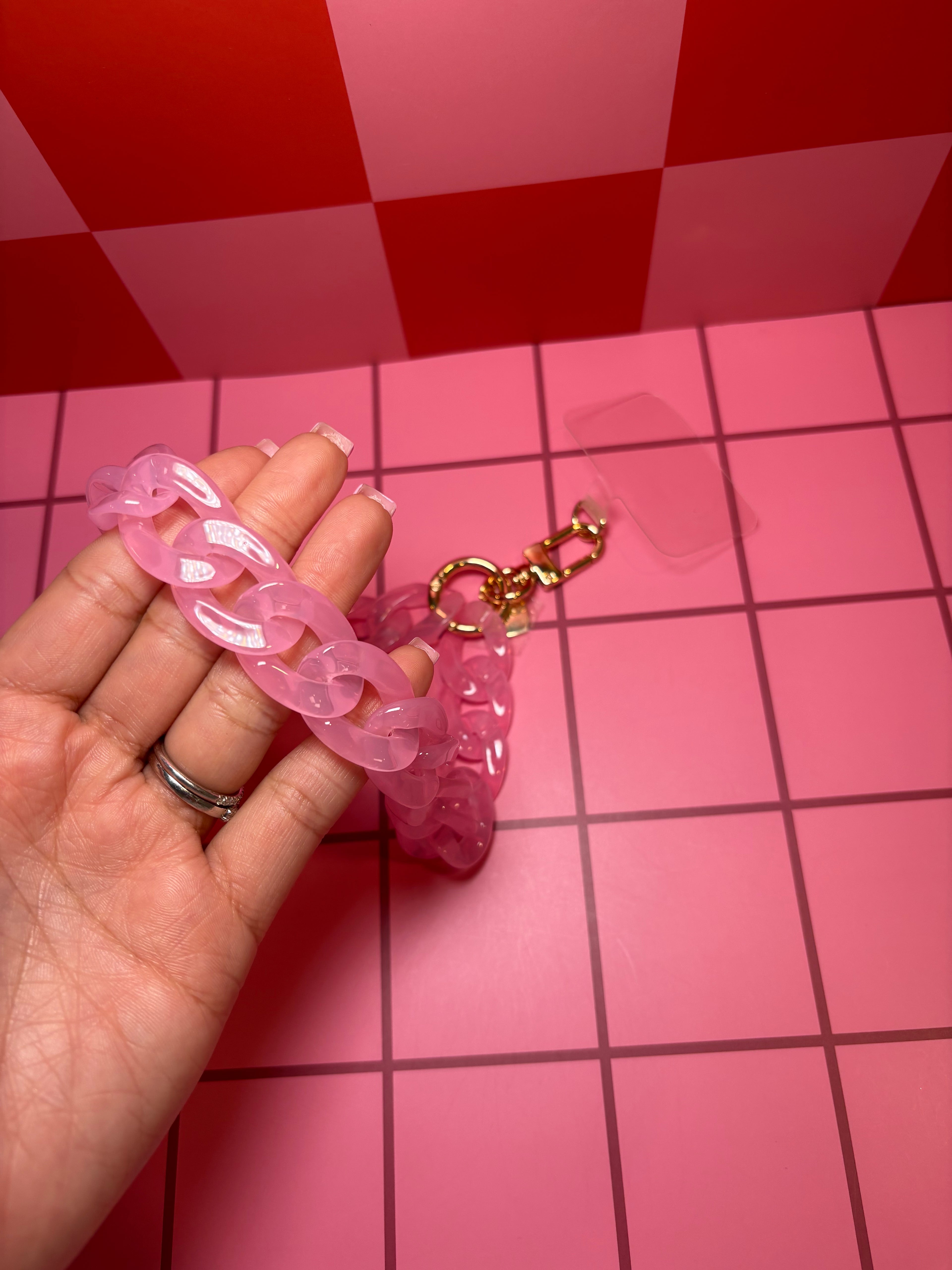 Light Pink - Phone Wristlet