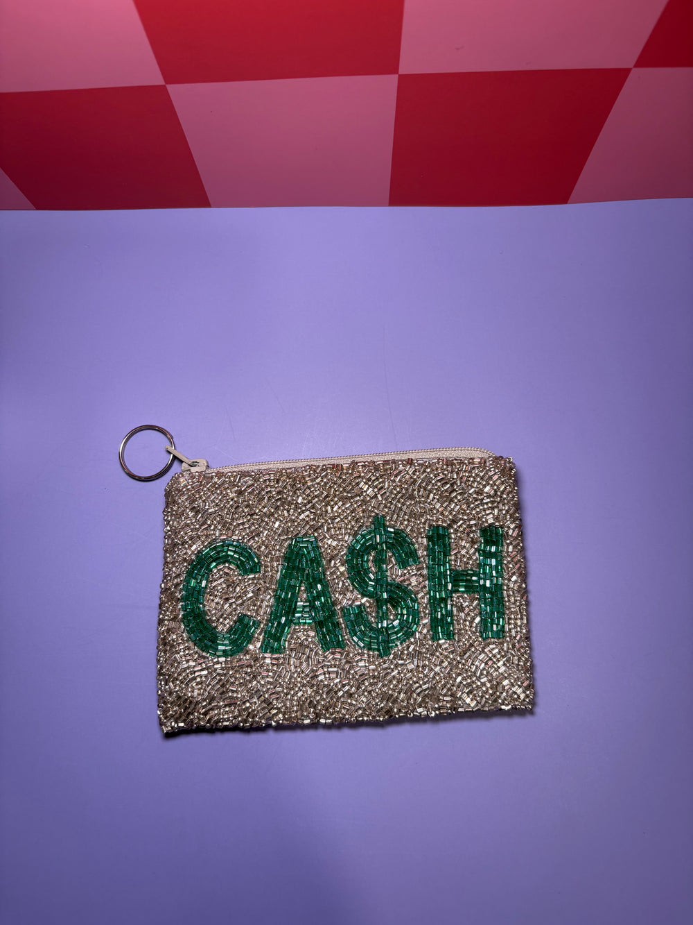 Cash - Small Beaded Pouch