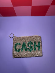Cash - Beaded Pouch