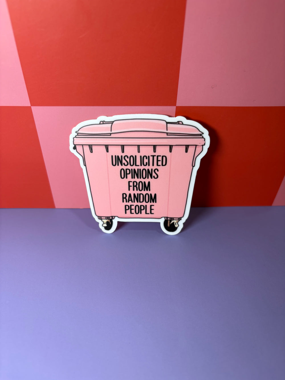 Unsolicited Opinions from Random People - Sticker