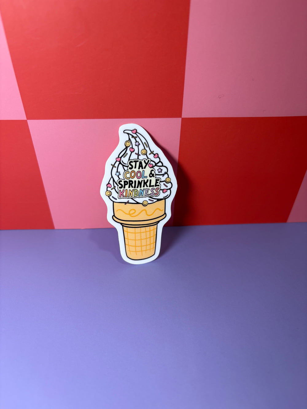 Stay Cool & Sprinkle Kindness - Sticker