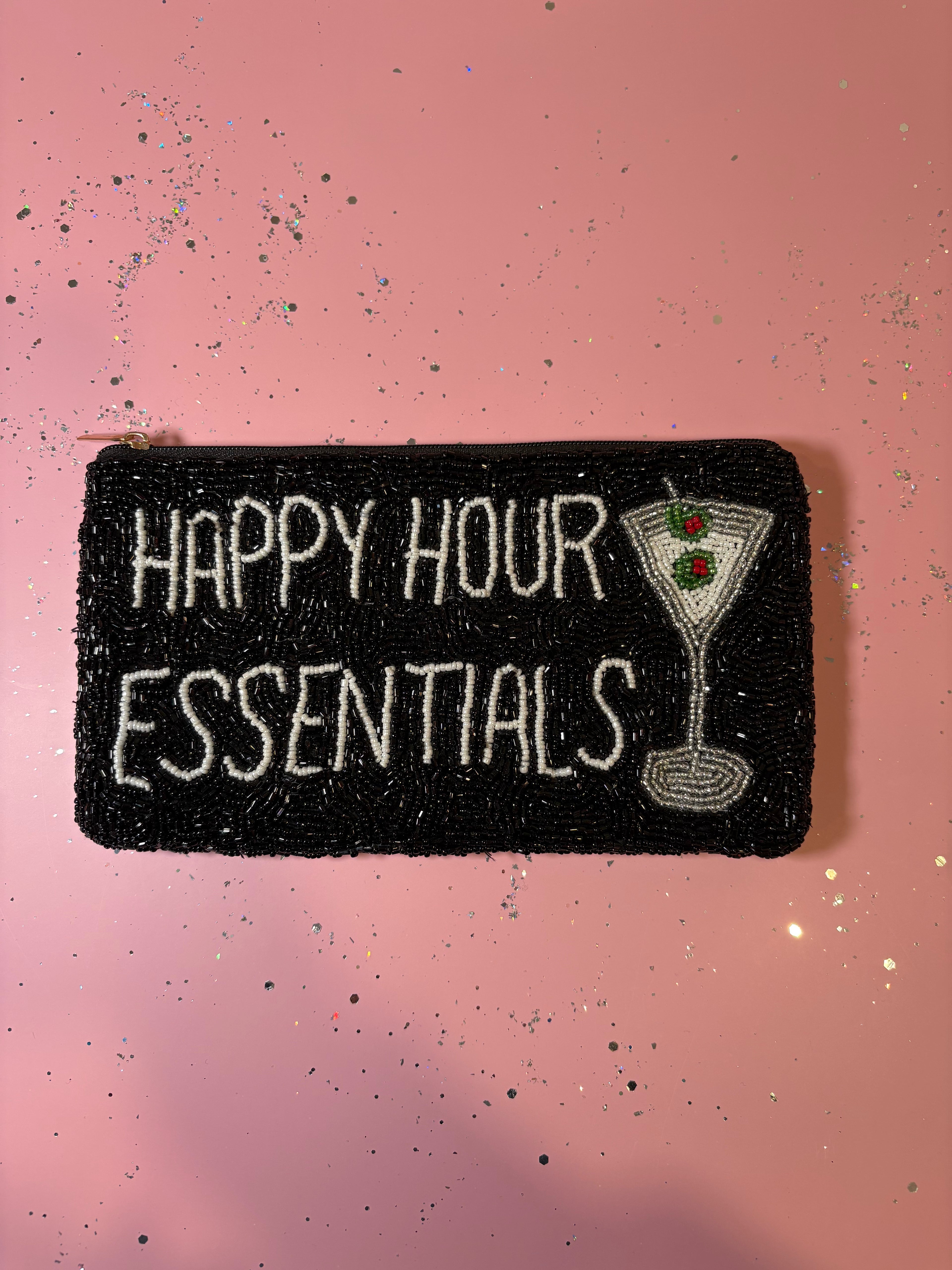 XXL Happy Hour Essentials - Beaded Pouch