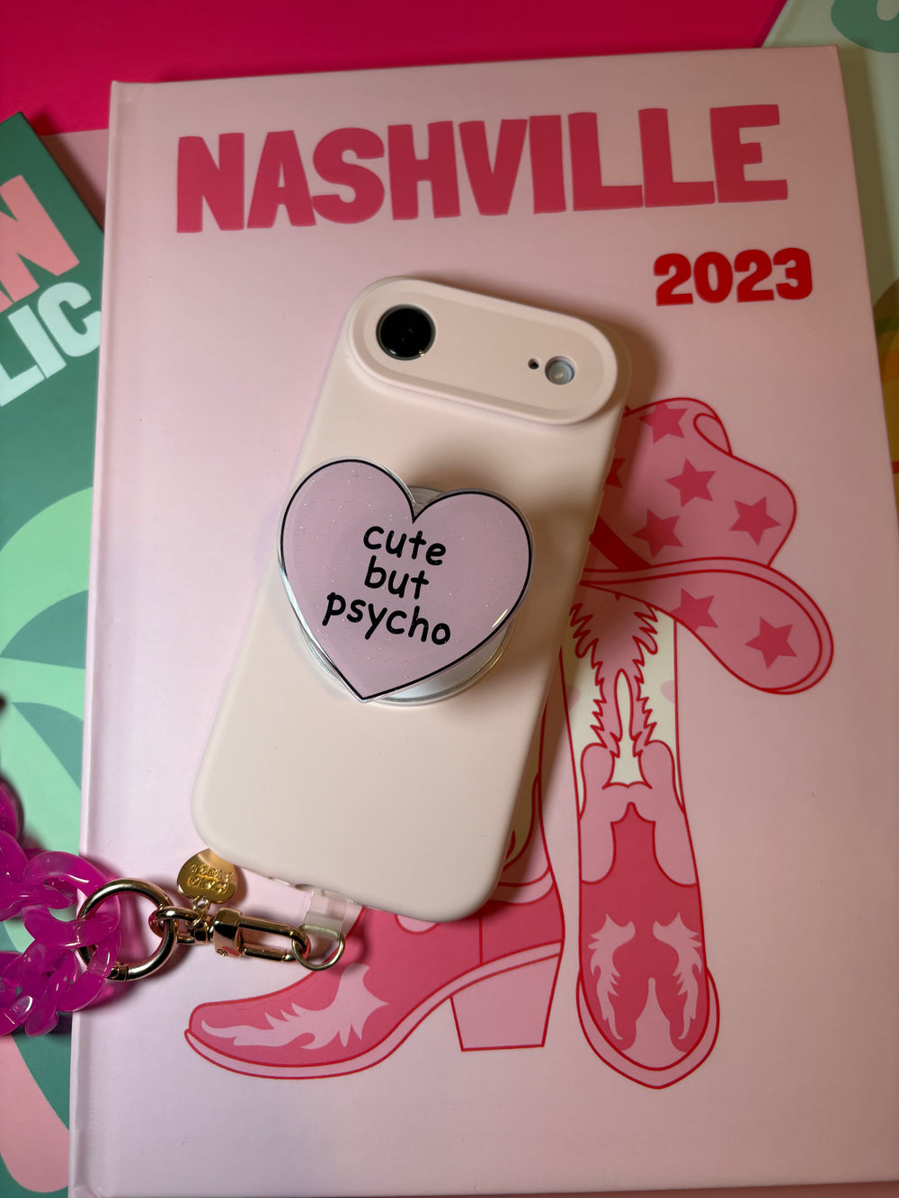 "Cute but psycho"   Phone & E-Reader MagSafe Grip