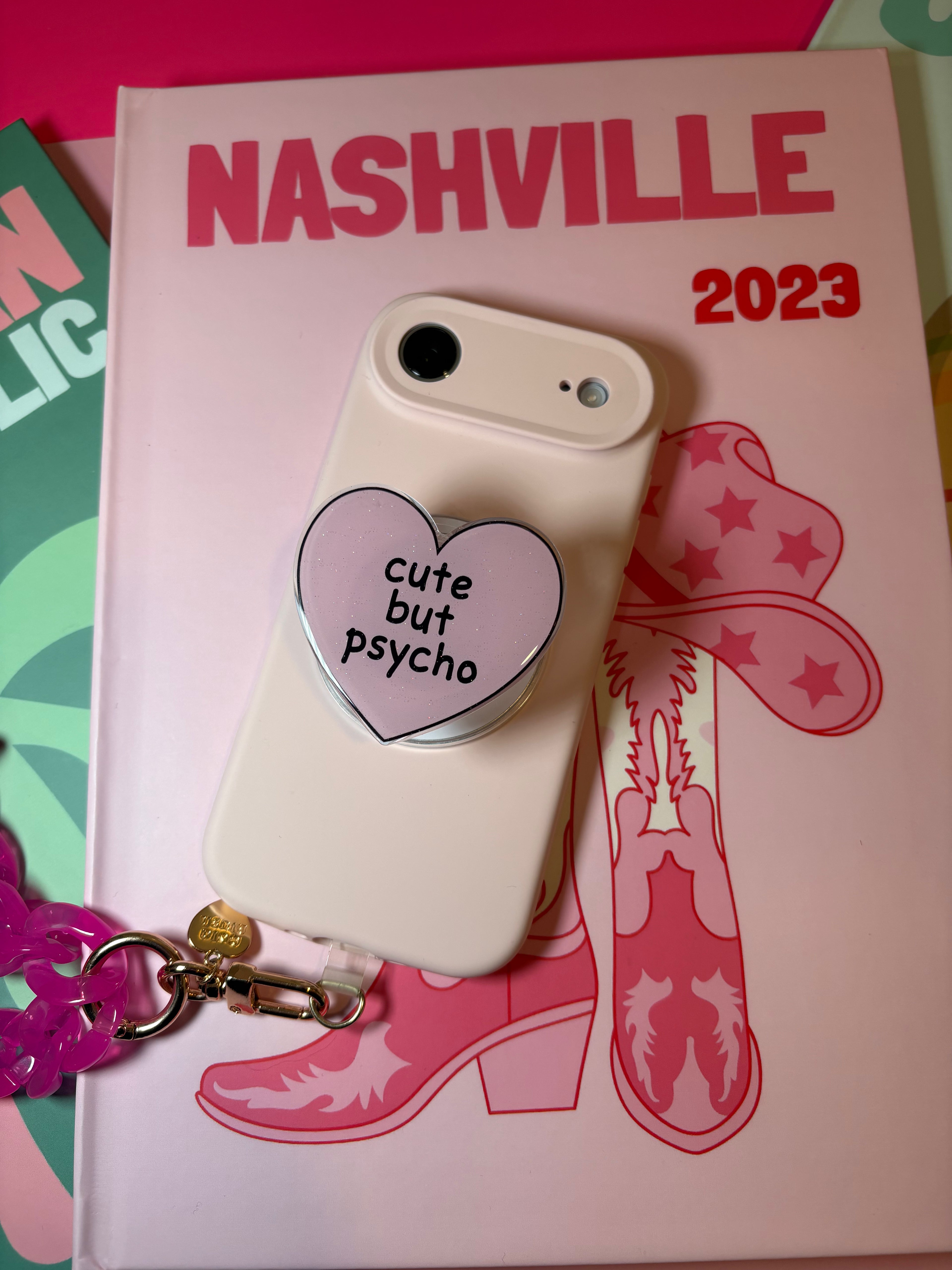 "Cute but psycho"   Phone & E-Reader MagSafe Grip