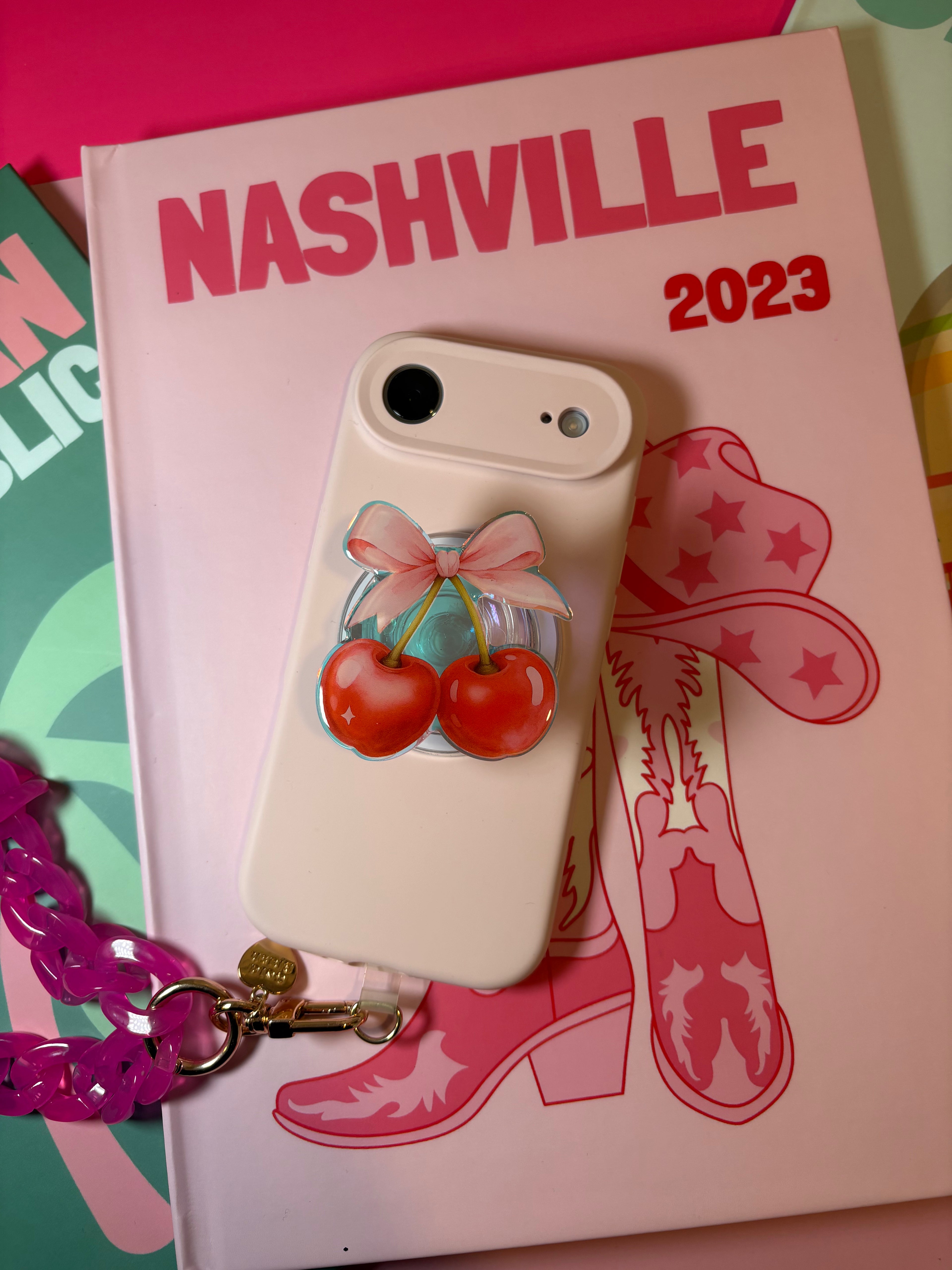"Cherries"   Phone & E-Reader MagSafe Grip