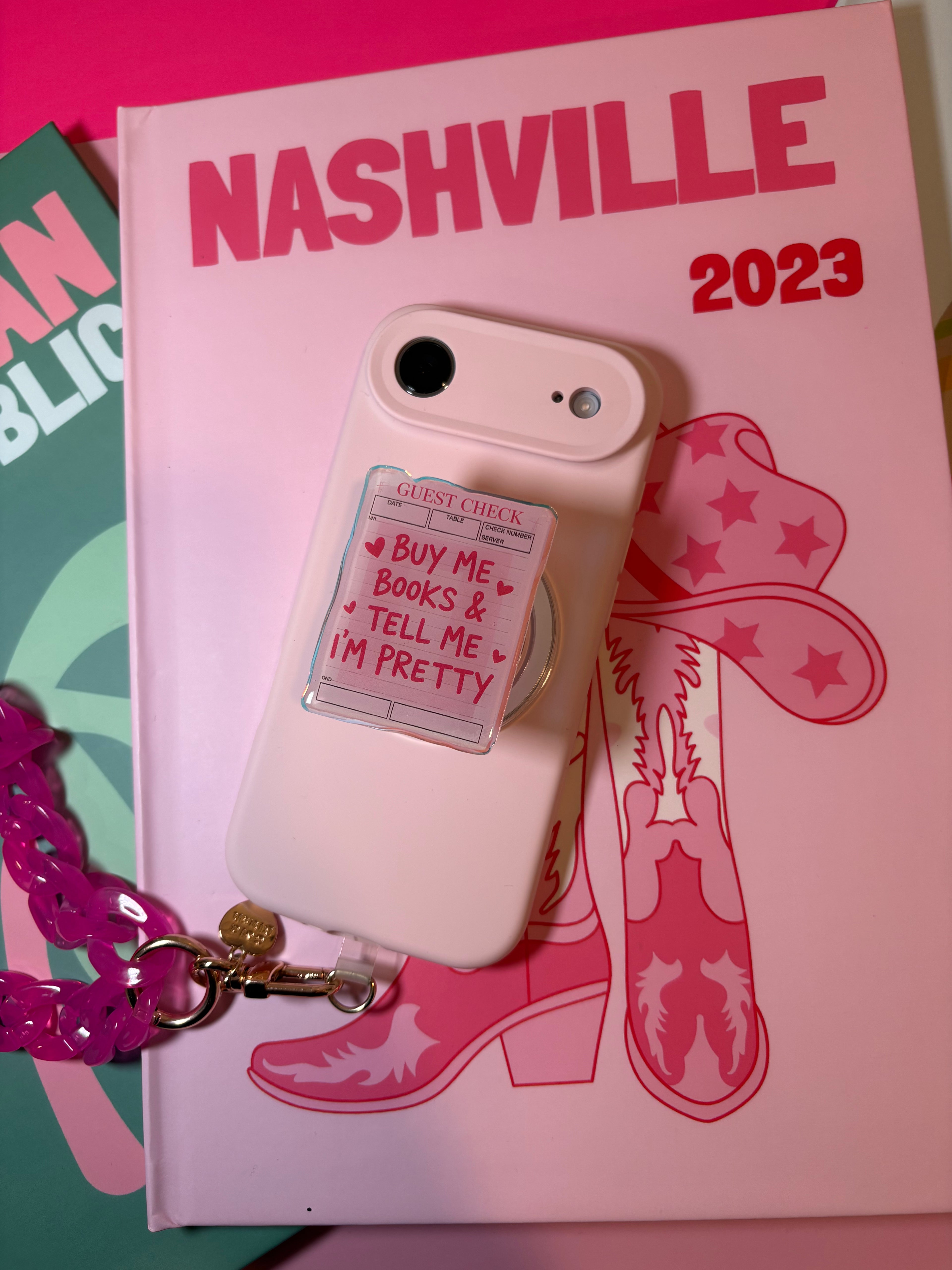 "Buy Me Books & Tell Me I'm Pretty"   Phone & E-Reader MagSafe Grip