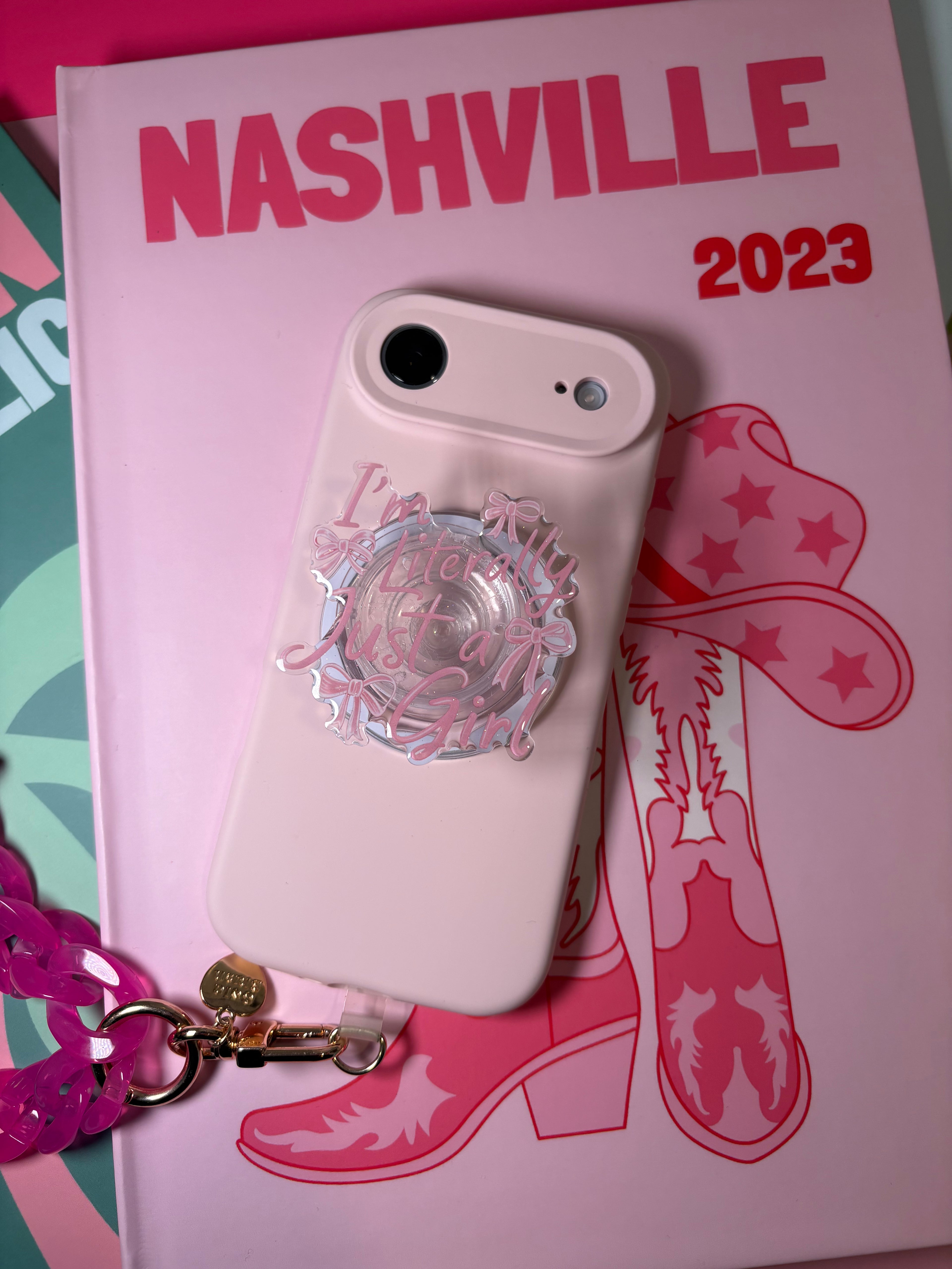 "I'm literally just a girl"   Phone & E-Reader MagSafe Grip