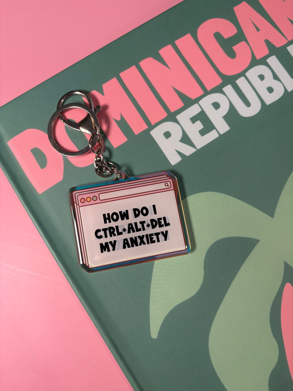 How do I ctrl+alt+del my anxiety  - Keychain
