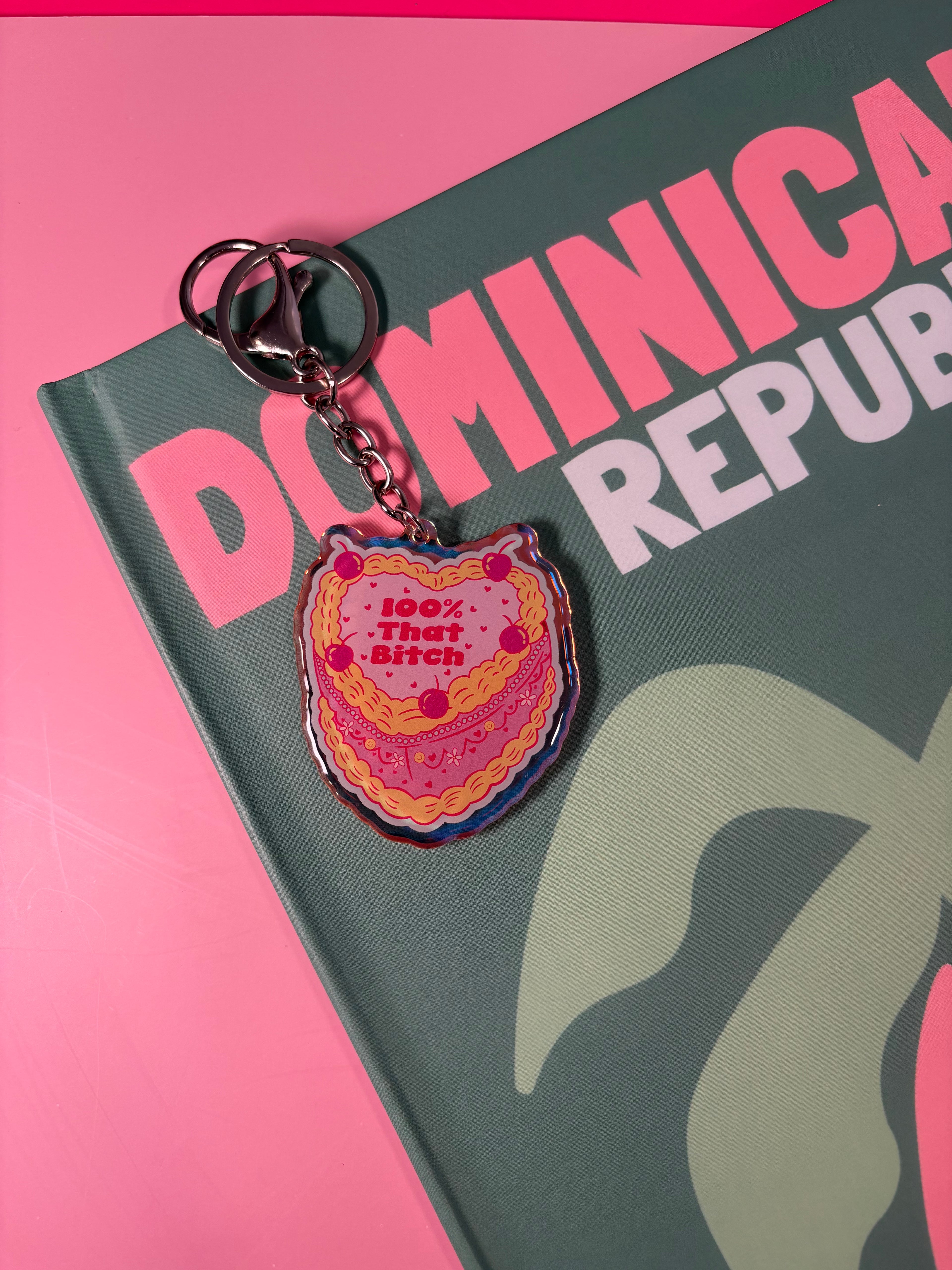 100% that bitch - Keychain