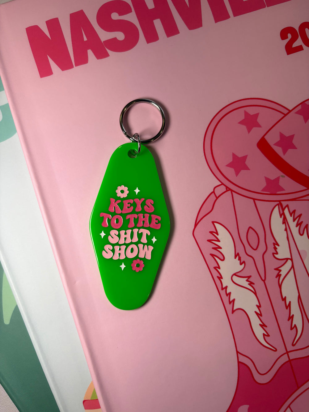 Keys to the shit show - Motel Keychain