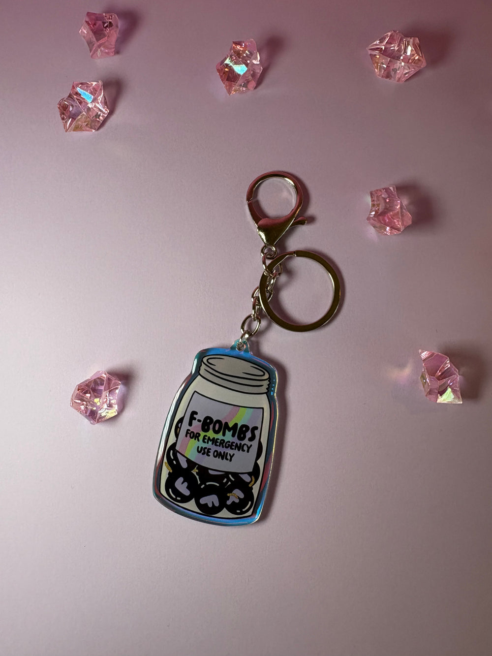 F-Bombs for emergency use only - Keychain