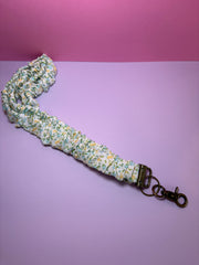 Yellow Floral - Scrunchie Lanyard