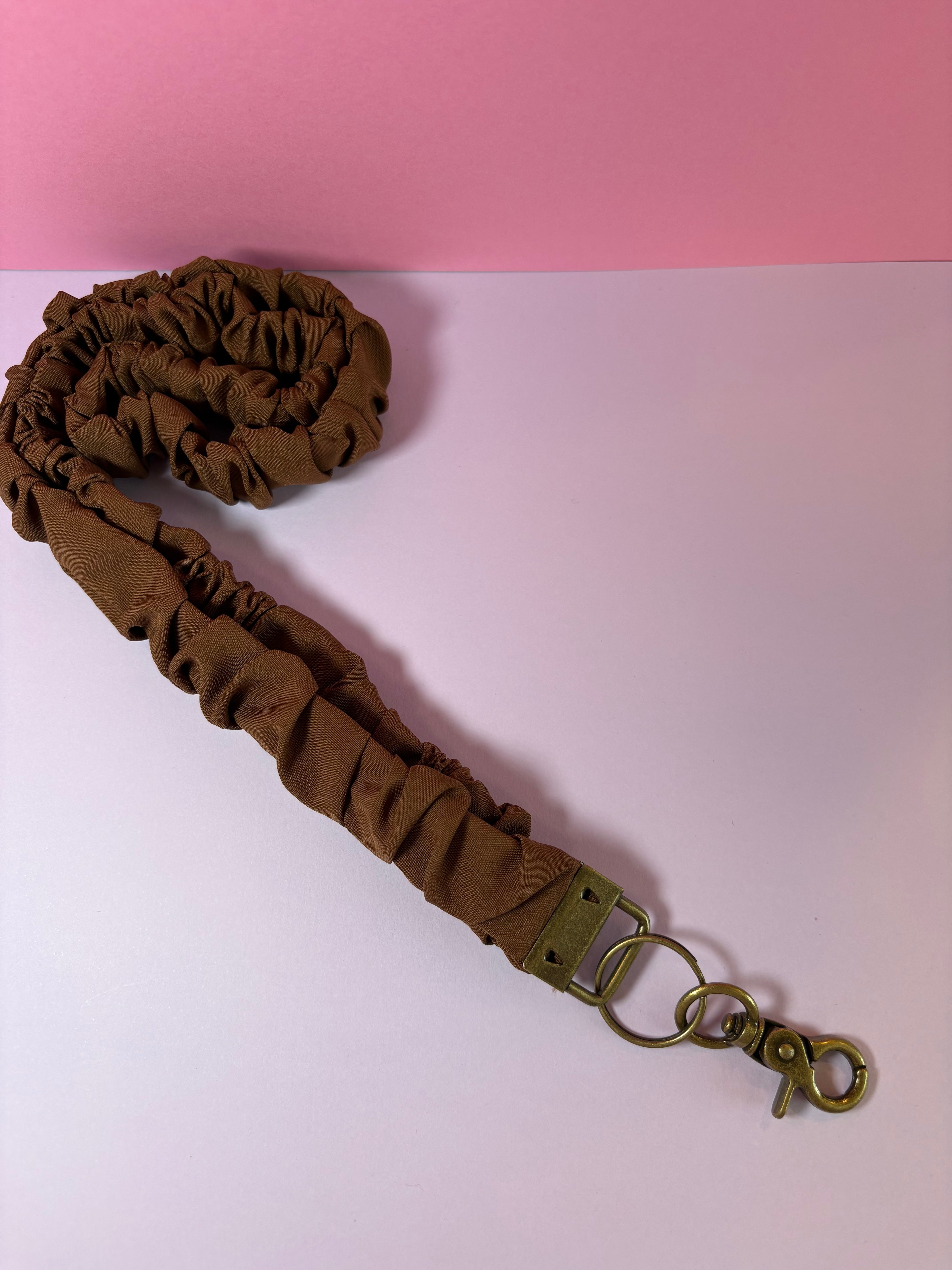 Brown lanyard