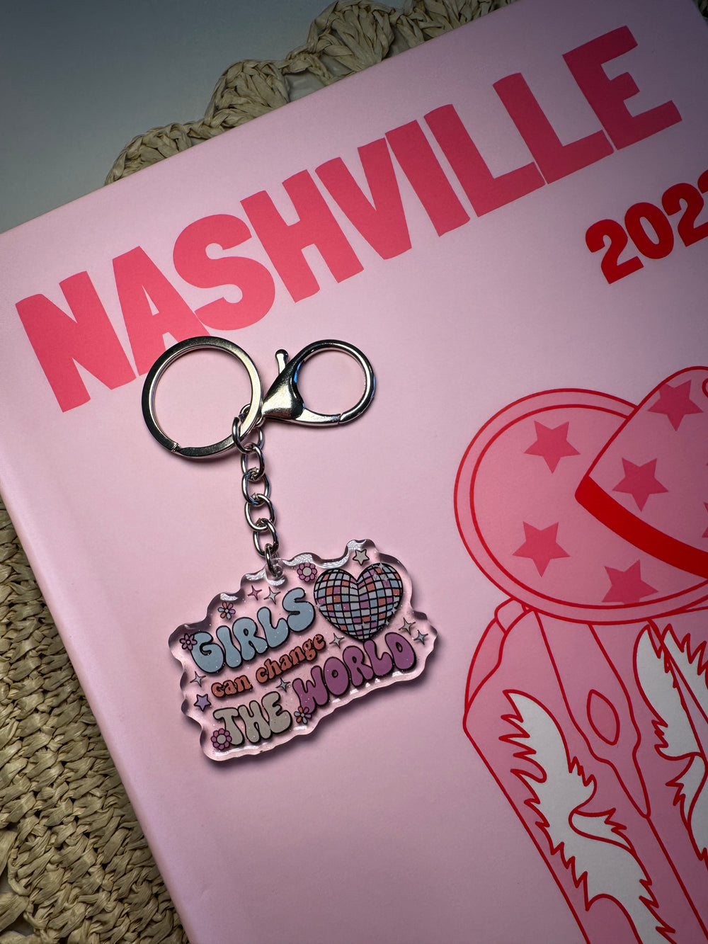Girls can change the world - Keychain
