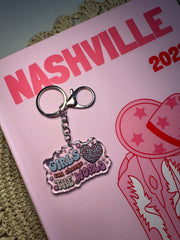 Girls can change the world - Keychain