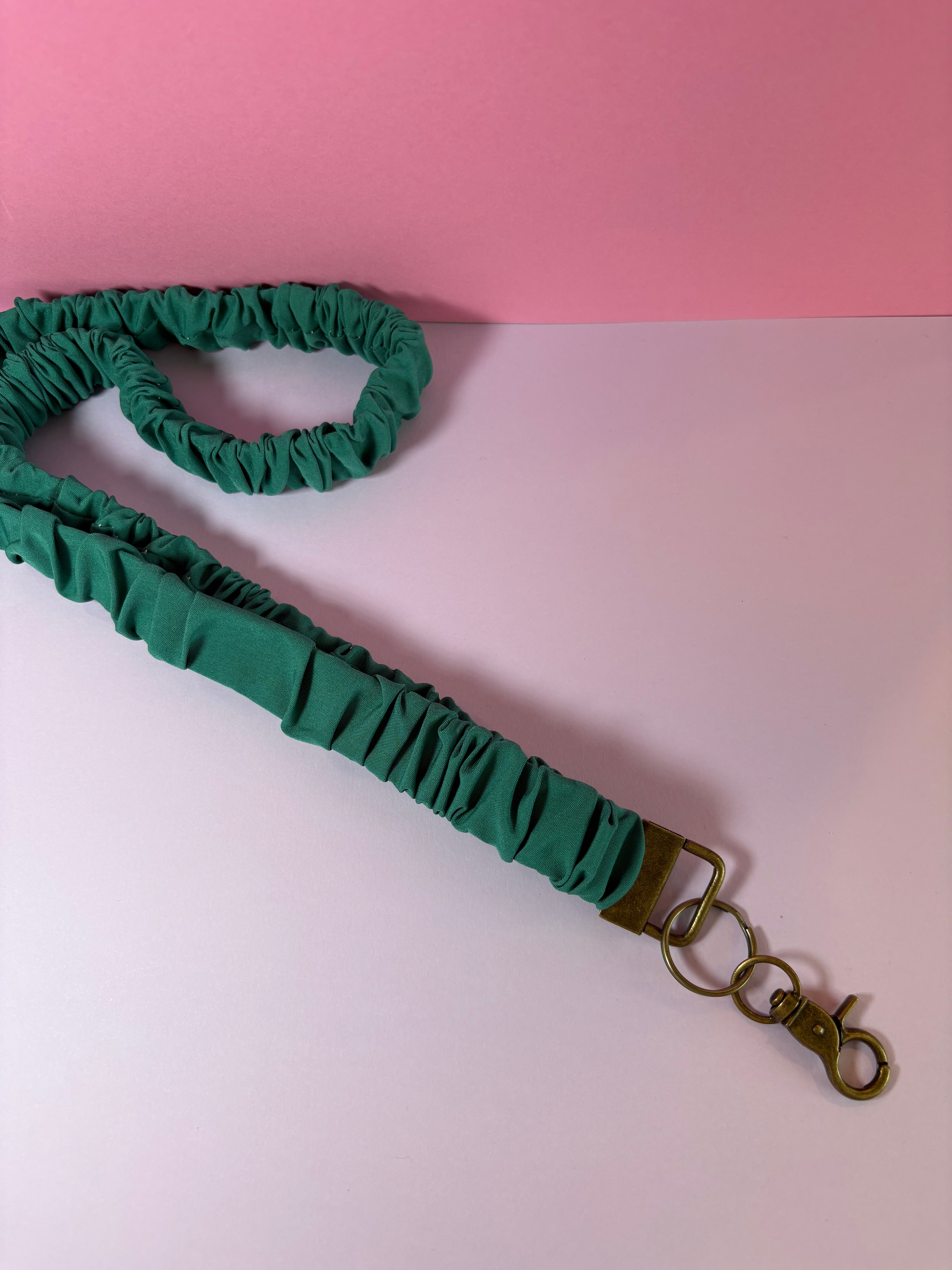 Teal - Scrunchie Lanyard
