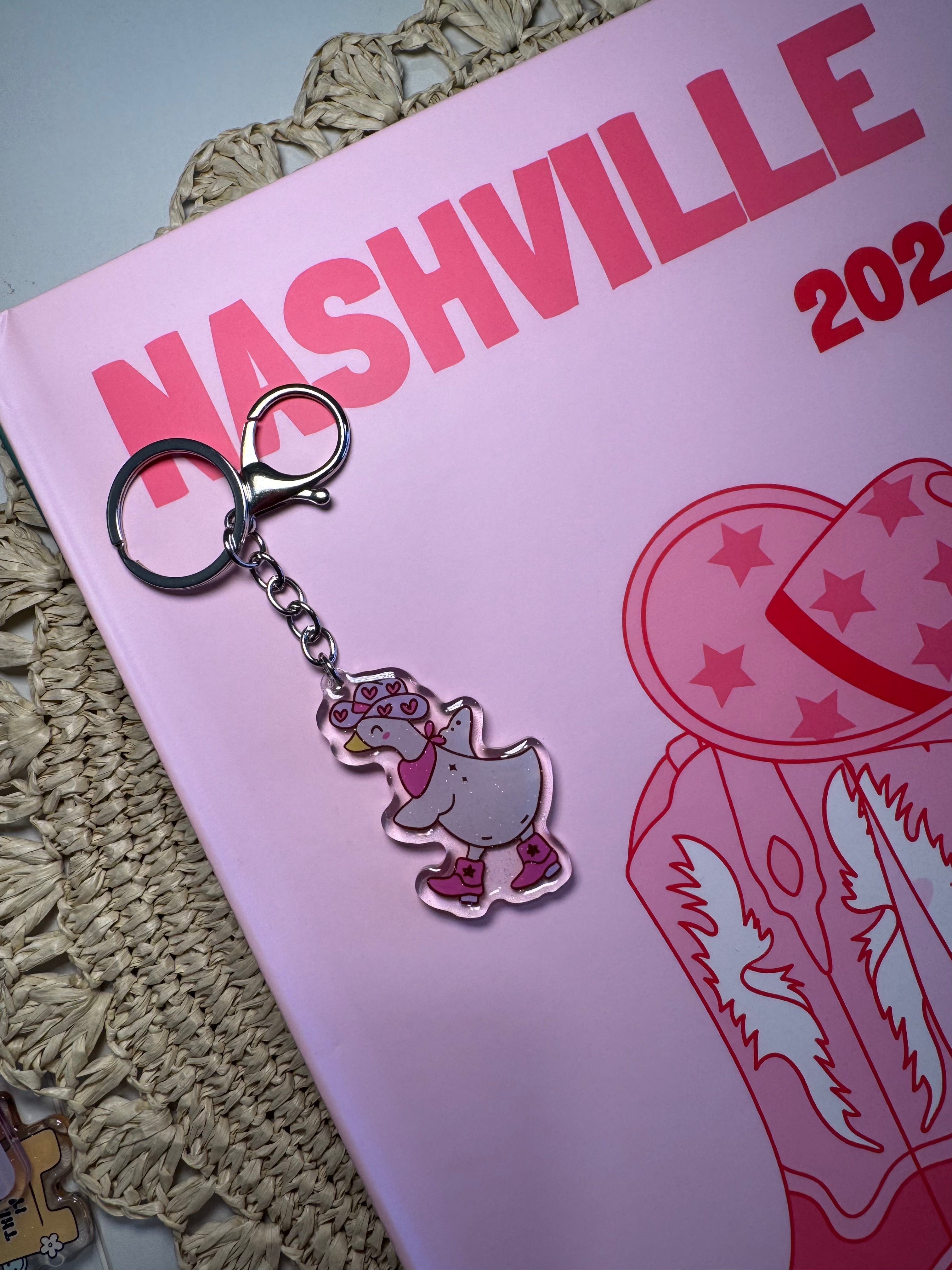 Country Duck - Keychain – Please note that the keychain does have glitter