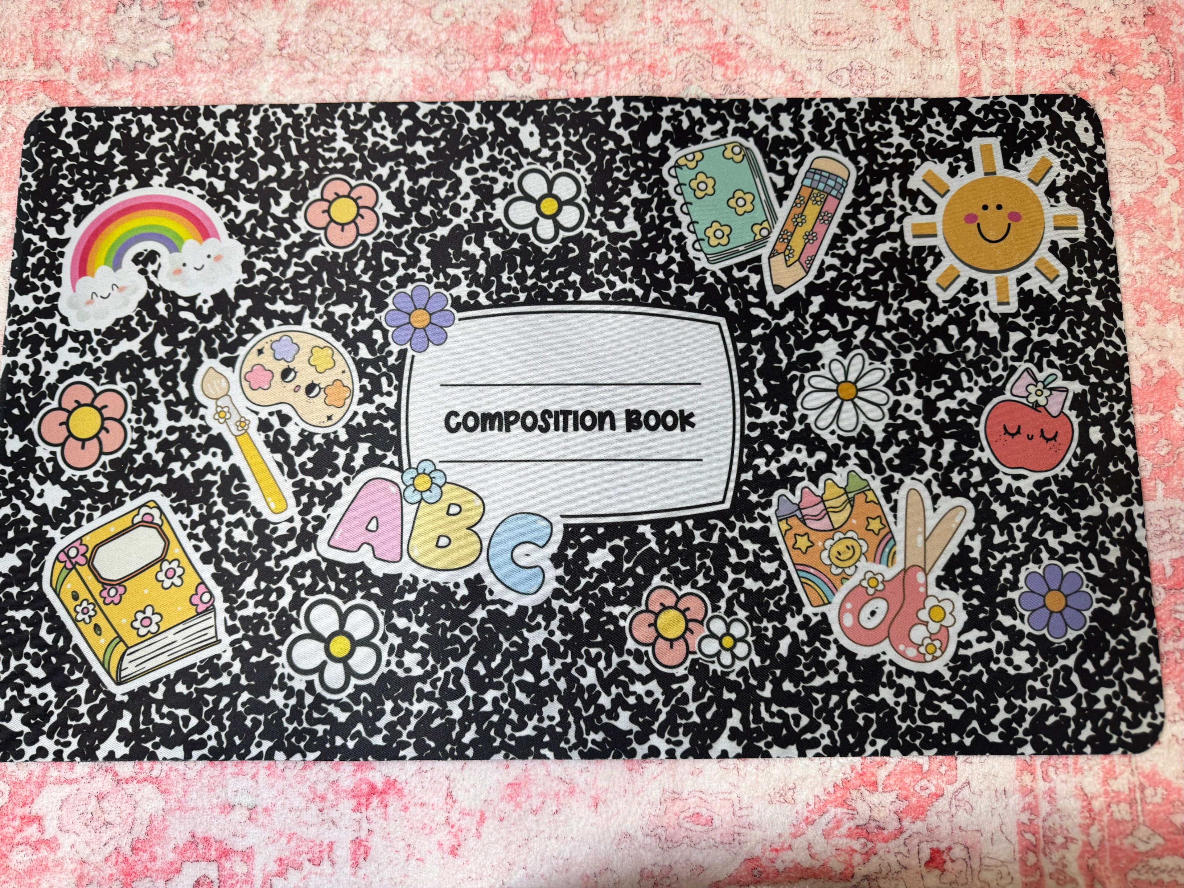 Notebook - Desk Mat – Size: 23 x 13 All items are final sale