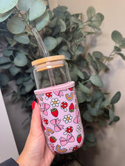 Large Berries & Bows - Cup Koozie