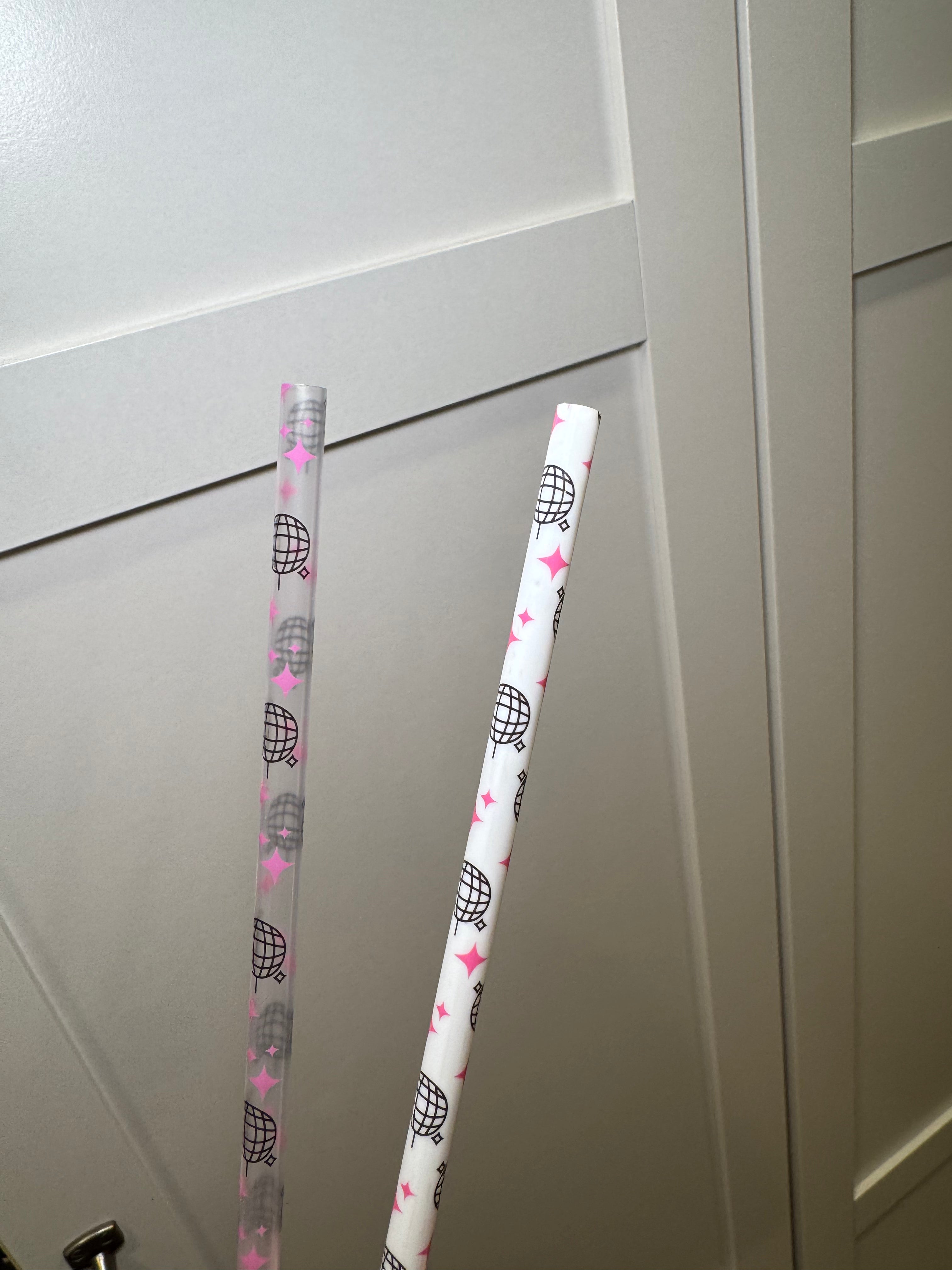 Disco Straws (White Disco)