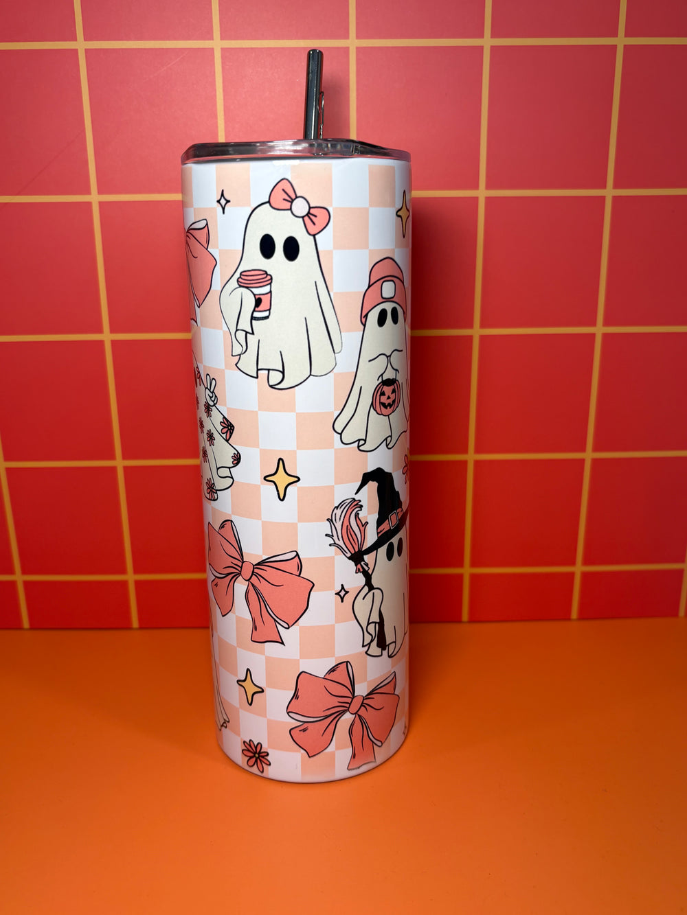 Girly Ghosts - 20 Oz Metal Tumbler